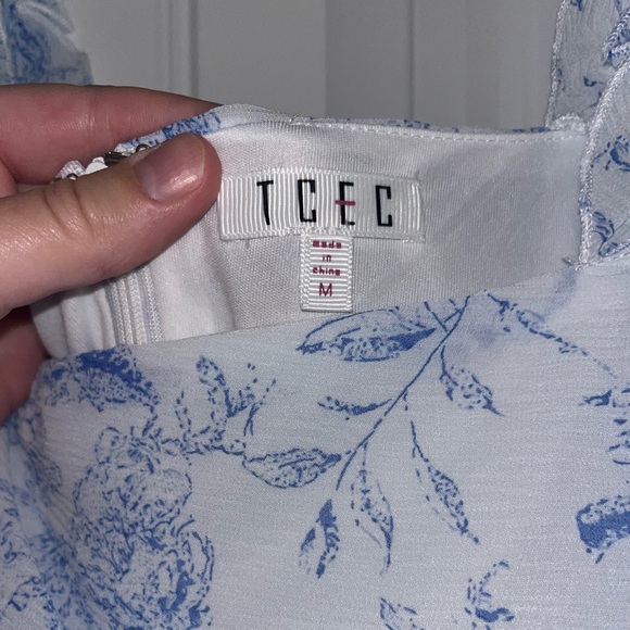 TCEC Blue Floral Dress - Picture 3 of 5